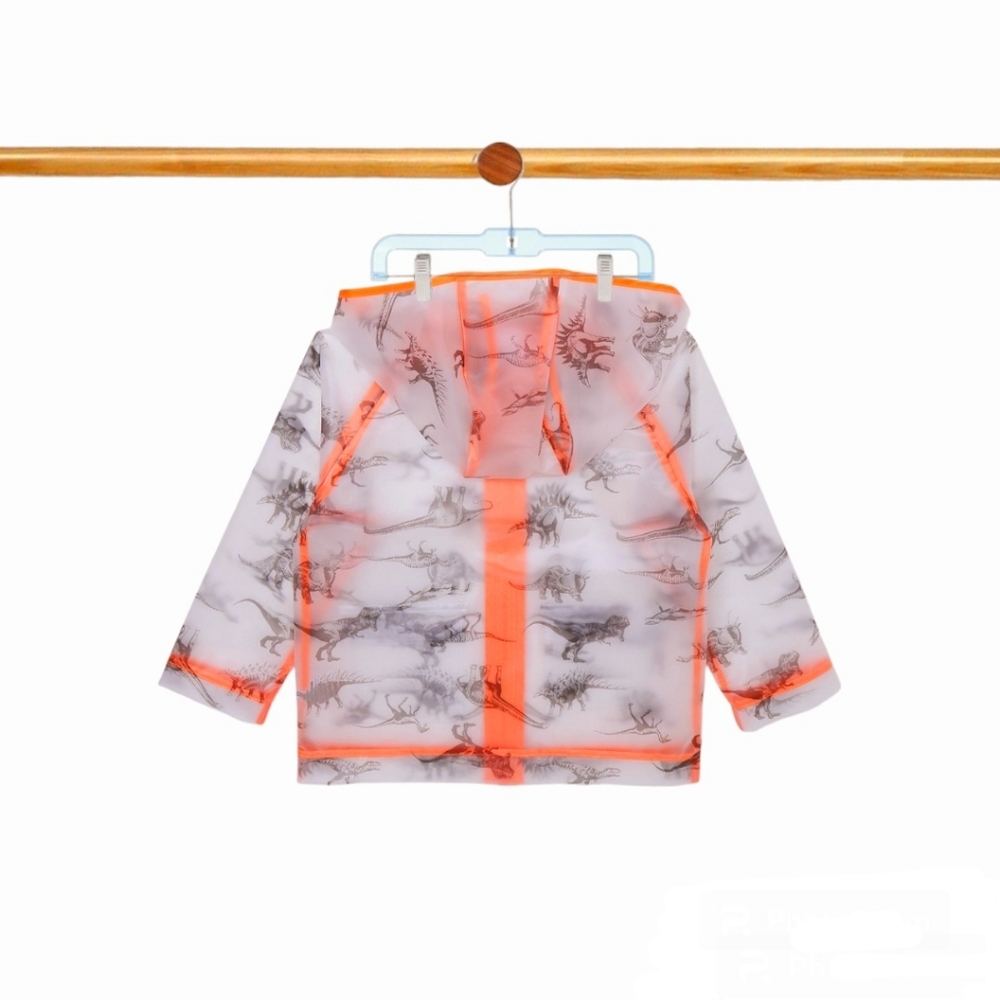 Baby's Dinosaur Graphic Rain Jacket